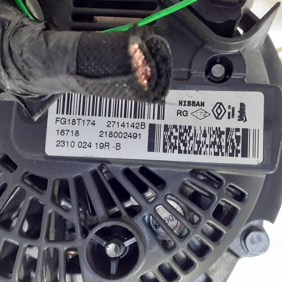 Alternator Nissan Qashqai II 1.5 DCI 2013 - Prezent 231002419R