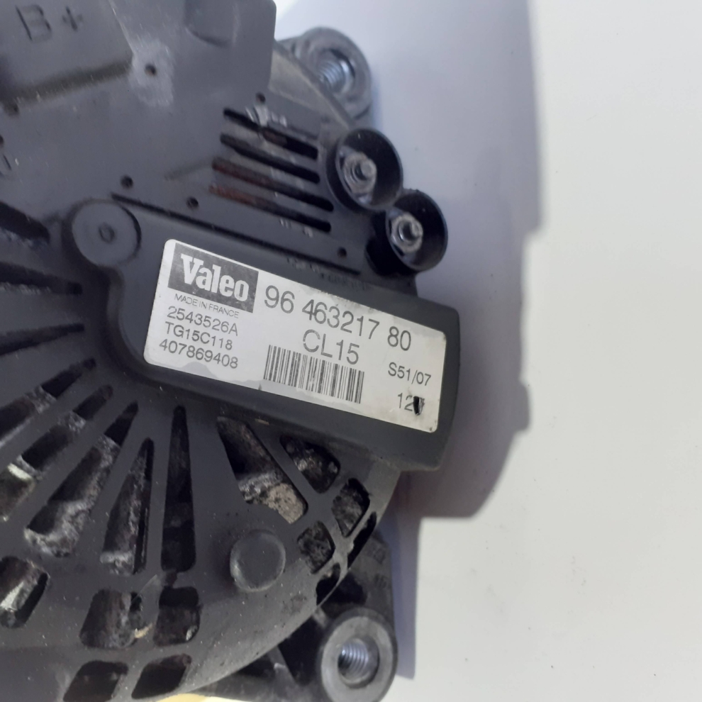 Alternator Citroen-Lancia-Fiat-Peugeot 2.0 Diesel 96 463217 80