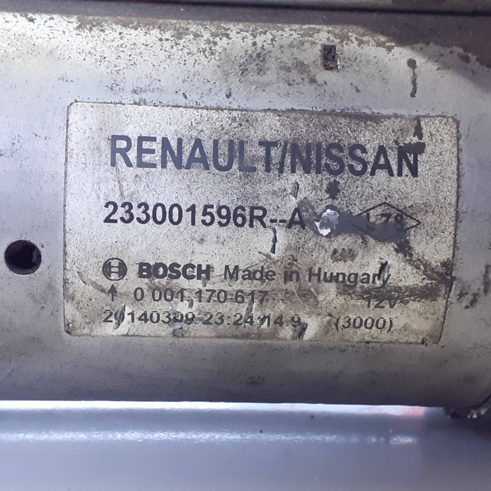 Electromotor Nissan - Opel - Renault 1.6 Diesel | 0 001 170 617