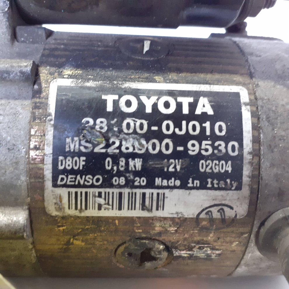 Electromotor Toyota Yaris 1.0 – 1.3 Benzina 28100-0J010