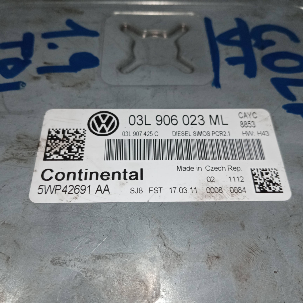 Calculator motor VW Golf 6 2009-2013 03L 906 023 ML