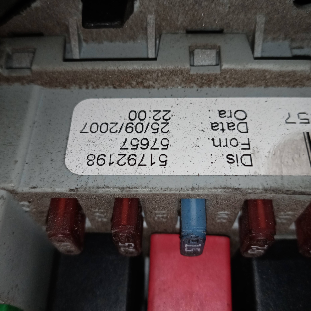 Cutie siguranțe și relee Lancia Ypsilon 2005 51792198