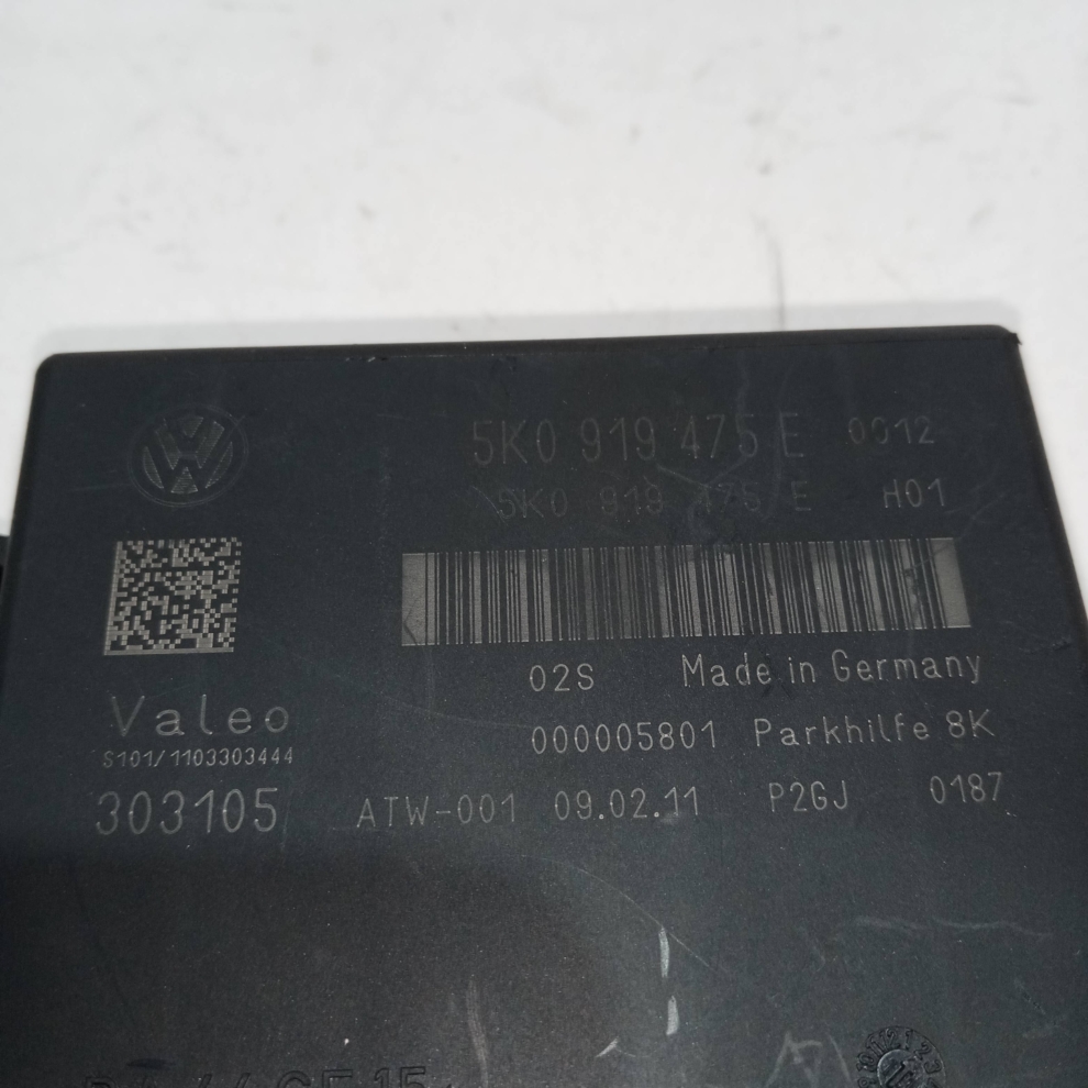 Modul senzori parcare  VW Golf 6 5K1 2009-2013 | 5k0919475e - imagine 3