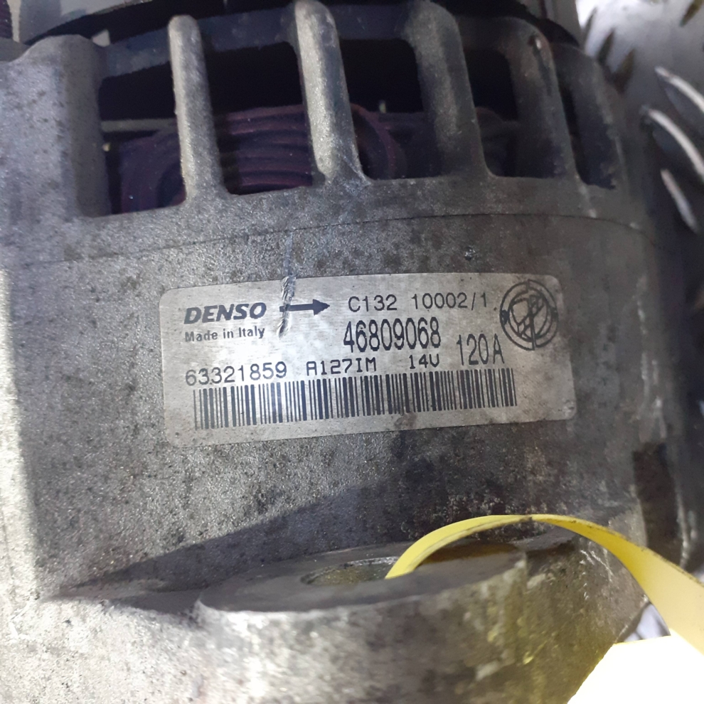 Alternator Alfa Romeo 147-Fiat-Lancia 1.9 JTDM | 46809068