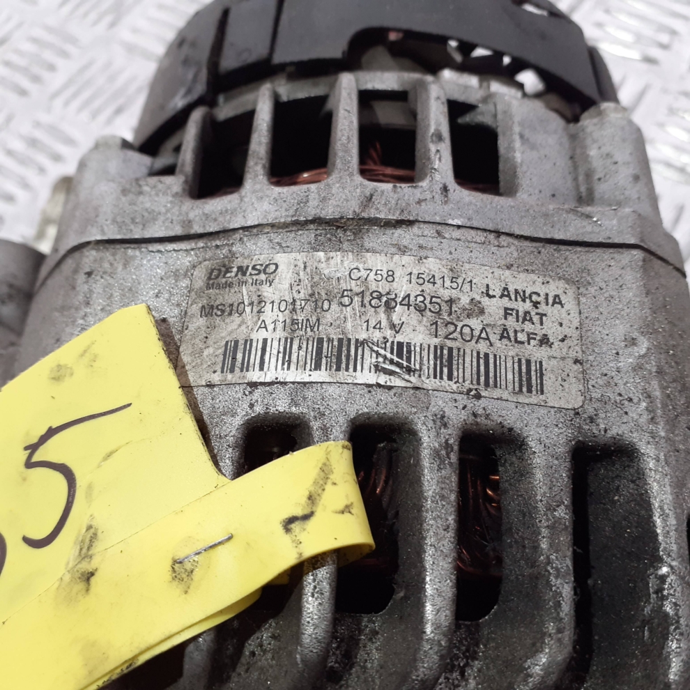 Alternator Alfa Romeo-Fiat-Jeep 2.0 Diesel 51884351