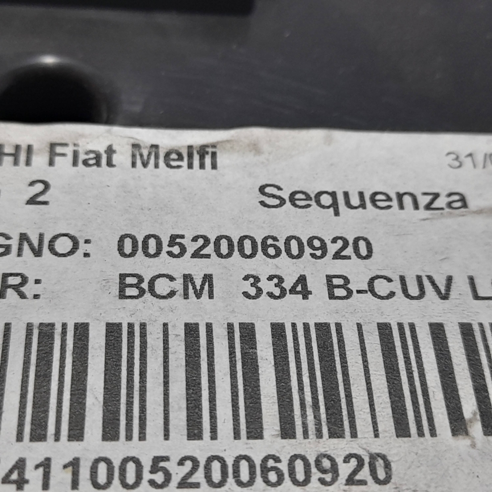 Modul Confort Fiat 500X 1.6B 2015 00520060920