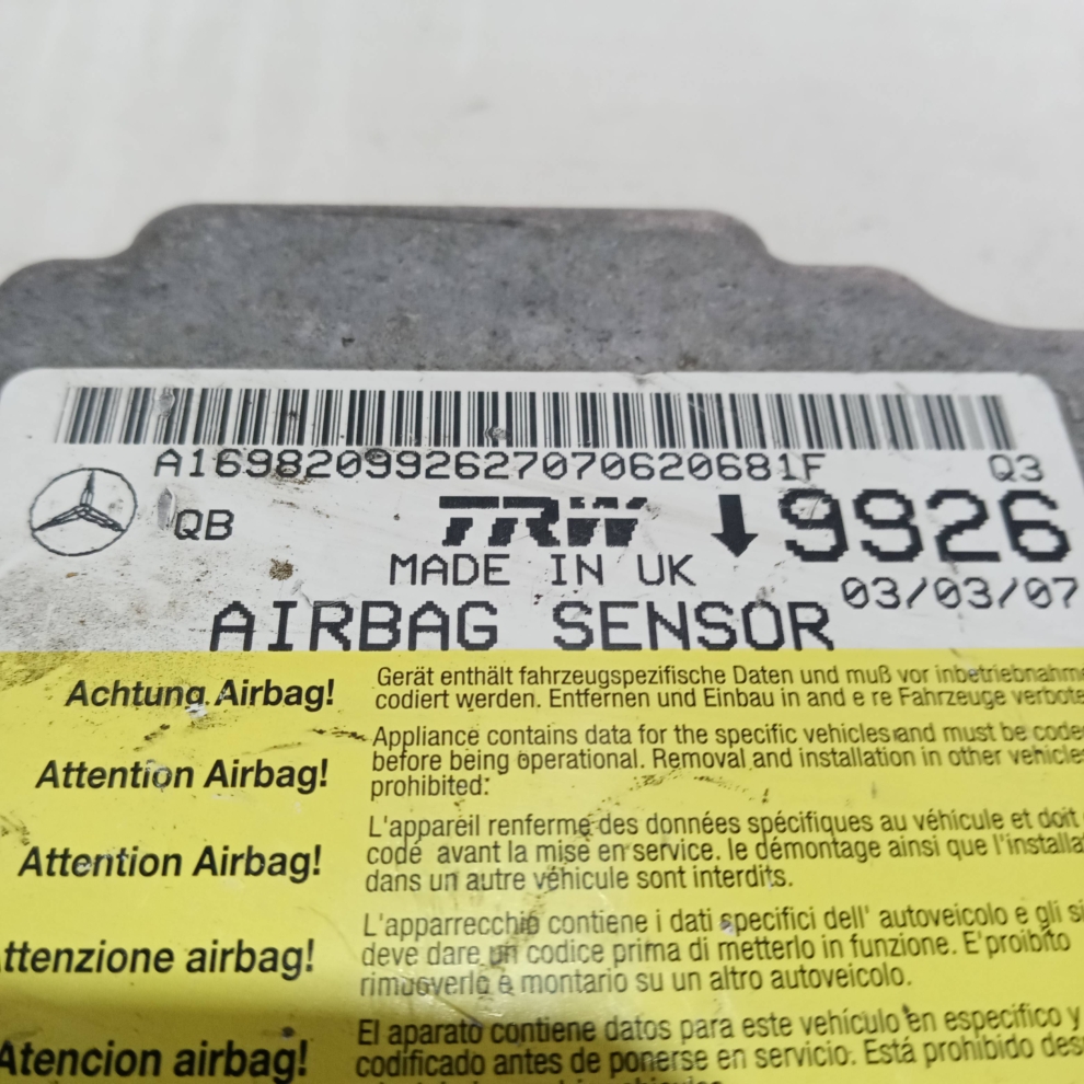 Senzor airbag Mercedes-Benz A169 2004-2012 A169820992