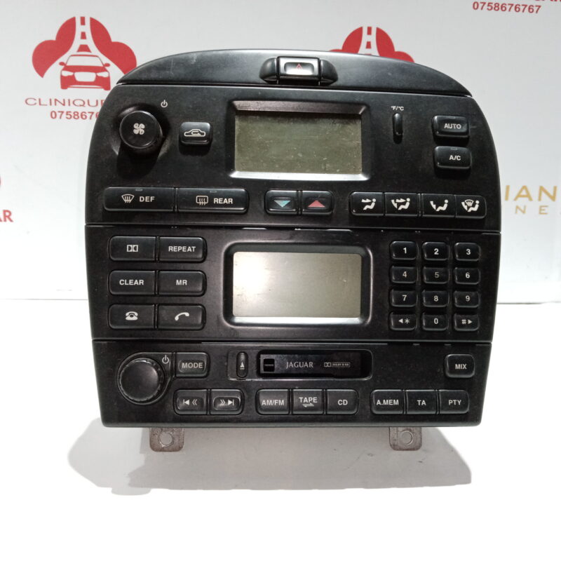 Radio + panou control clima Jaguar X-Type X400 2002 1X43-18K876-AB