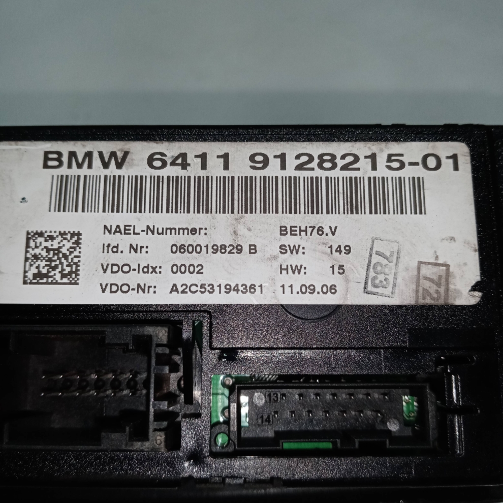 Panou control clima BMW Seria 1 118D 2003 A2C53194361