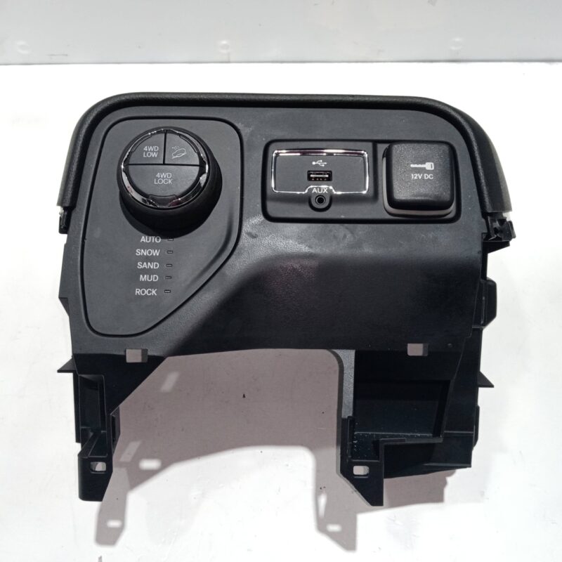 Panou consola centrala+buton selectare mod condus+întrare auxiliar Jeep Renegade 2015-2017 735581341