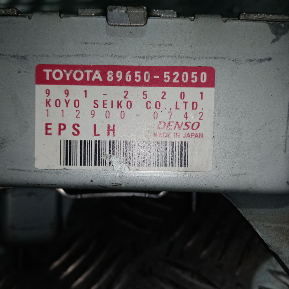 Modul servodirectie Toyota Yaris 1.3 VVT-i 2005-2014 89650-52050
