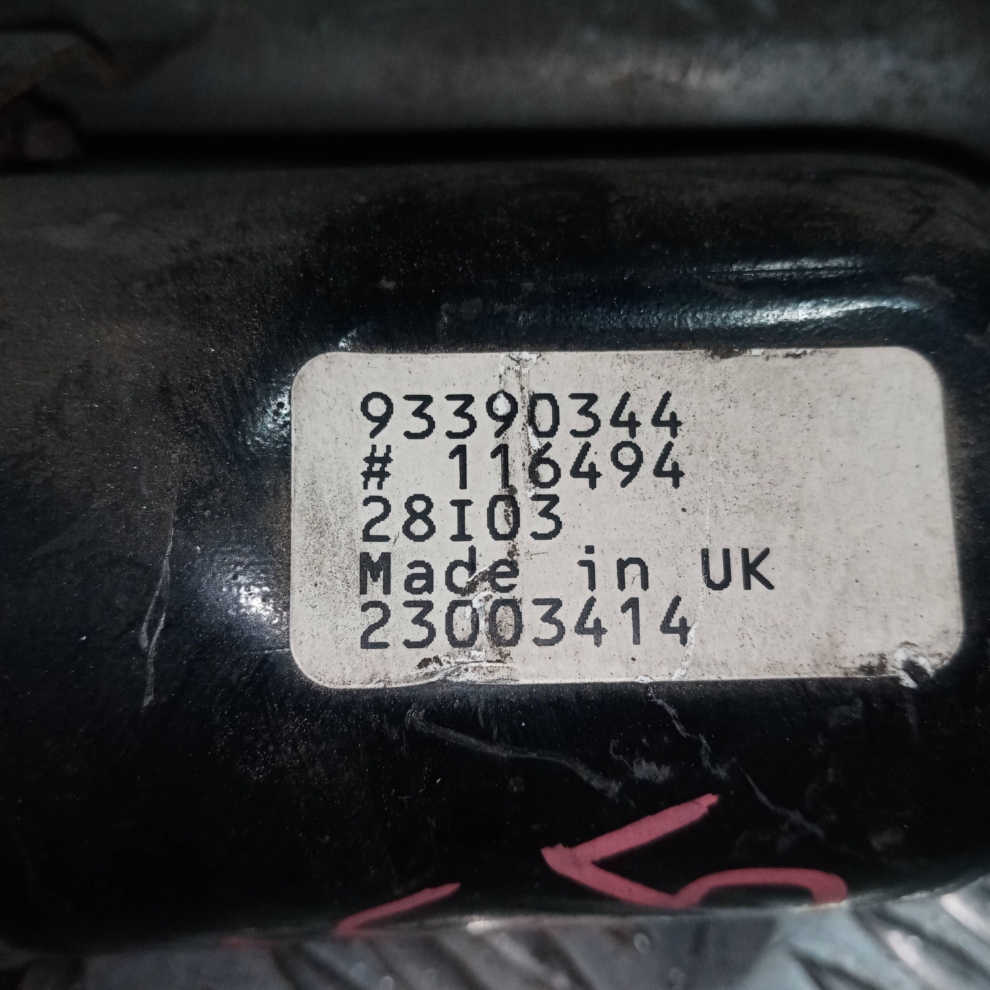 Ansamblu stergatoare Opel Meriva A 1.6 B 2003 | 93390344 - imagine 3