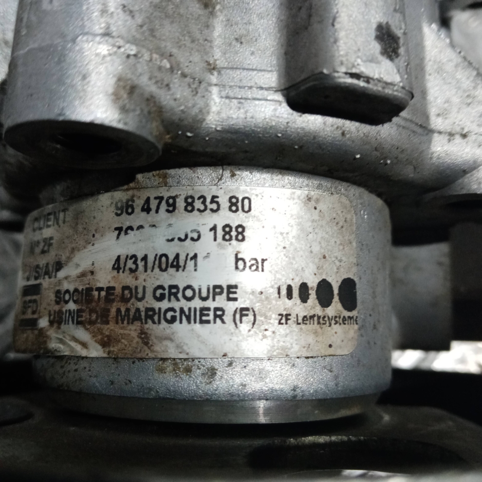 Pompa servodirectie Peugeot 807-Citroen C8 2.0-2.2 HDI 9647983580