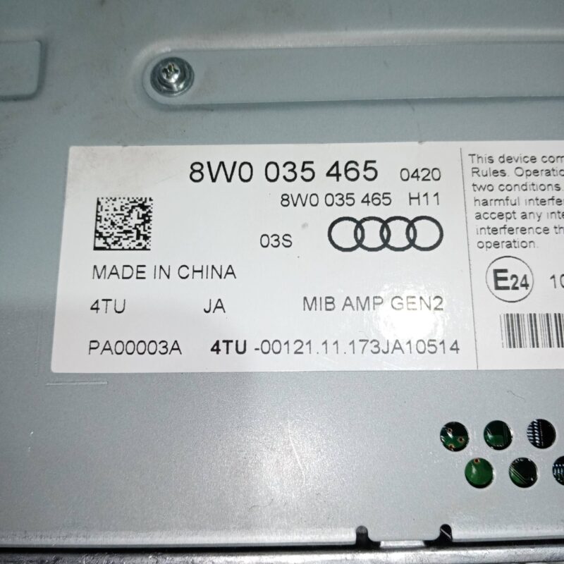 Amplificator audio Audi A4 2015-2021