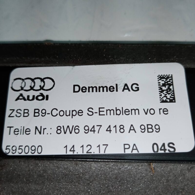 Ornament prag iluminat Audi A4 Avant B9 S-Line 2.0 TDI 2015-2021