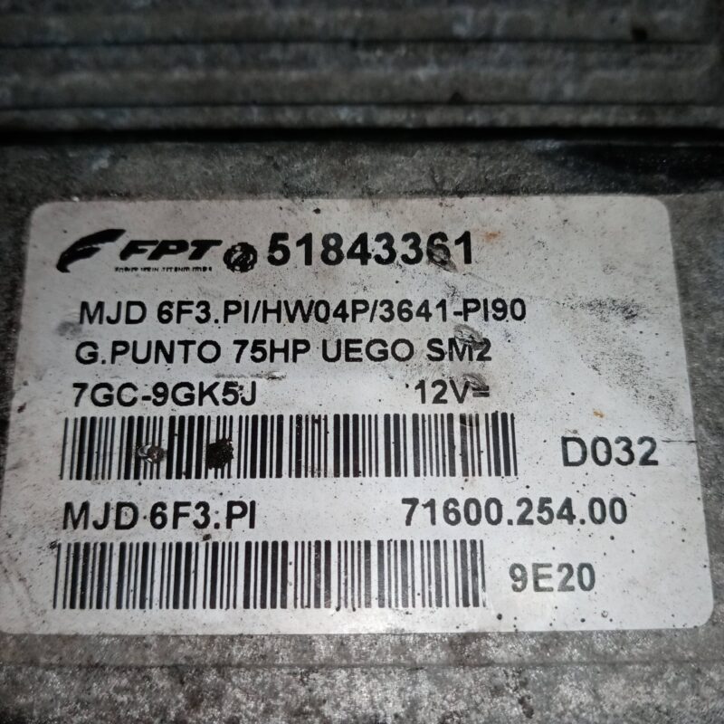 Calculator motor Fiat Grande Punto 1.3D 2005-2015