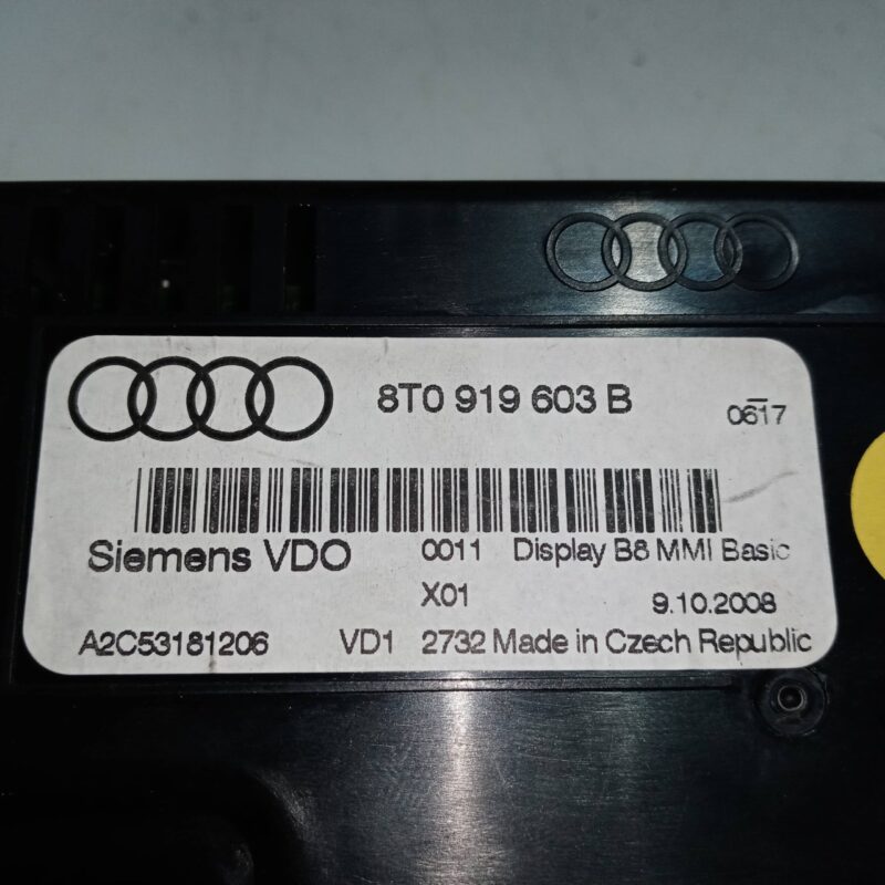 Display bord Audi A4 B8 2008