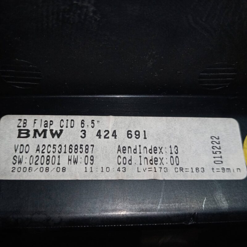 Display bord BMW X3 E83 2008