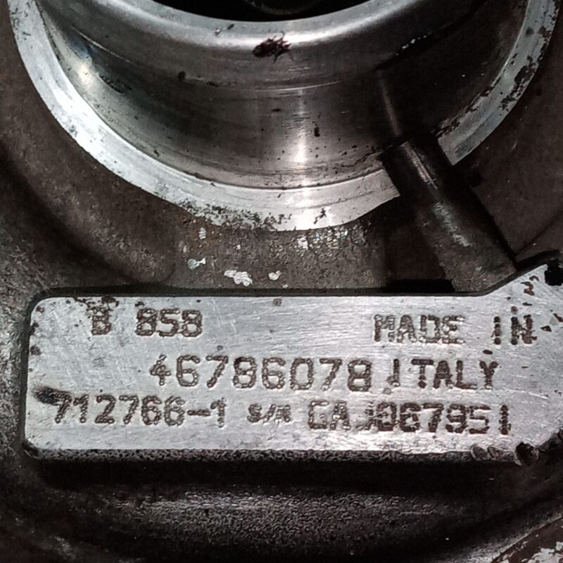 Turbina Alfa Romeo Fiat Lancia 1.9 JTD - DEFECTA