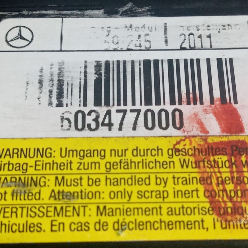 Airbag scaun dreapta fata Mercedes (W169 W245) (2004 – 2012)