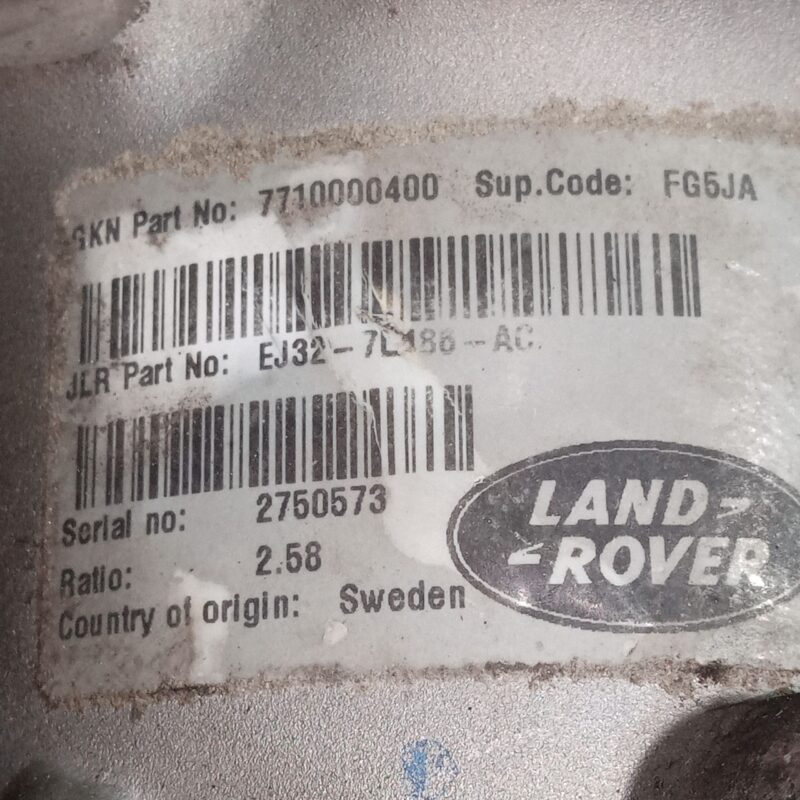 Cutie de transfer Range Rover Evoque 2.0d Raport 2.58 2011 – 2018