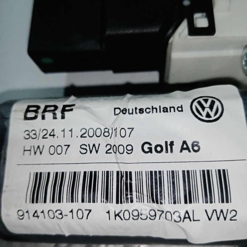 Motoras macara geam stanga spate VW Golf VI 2008 - 2013