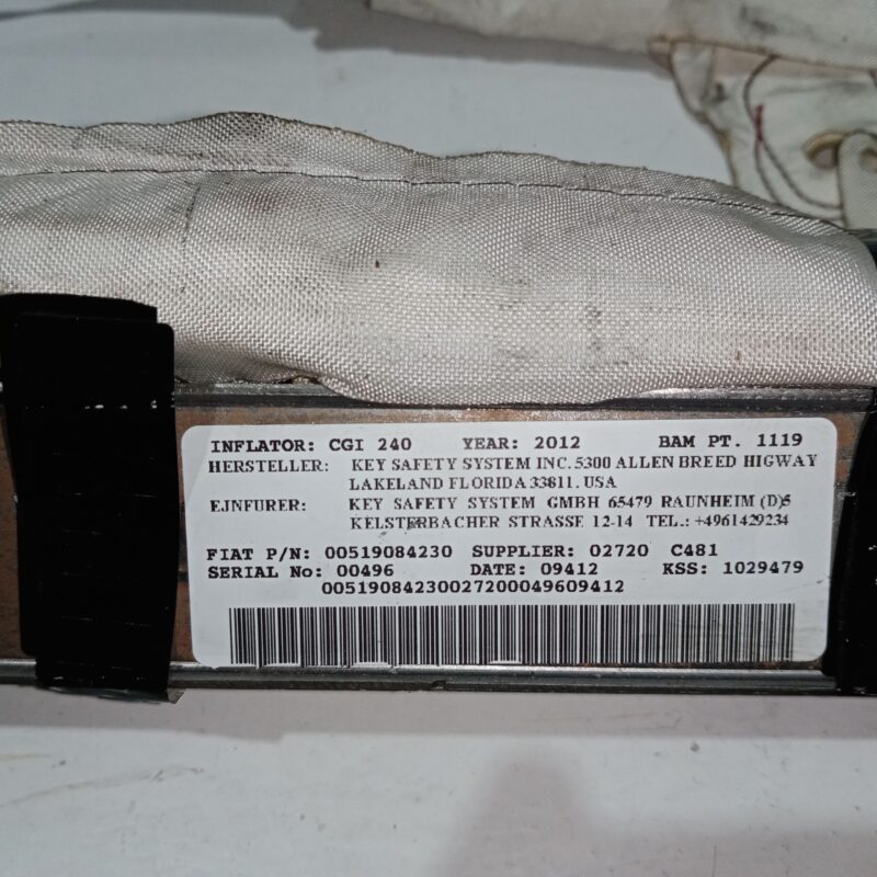 Airbag cortina stanga Lancia Ypsilon 2011 – 2021