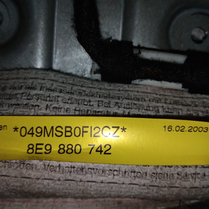 Airbag cortina dreapta Audi Audi A4 B6 2000 – 2006