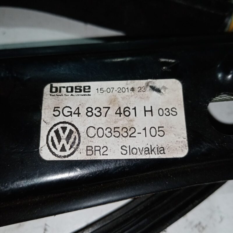 Macara geam cu motoras stanga fata VW Golf VII 2012 - 2020