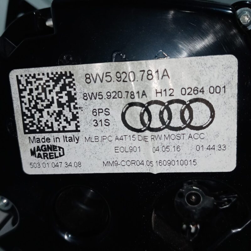 Ceas de bord Audi A4 B9 2015 – 2019