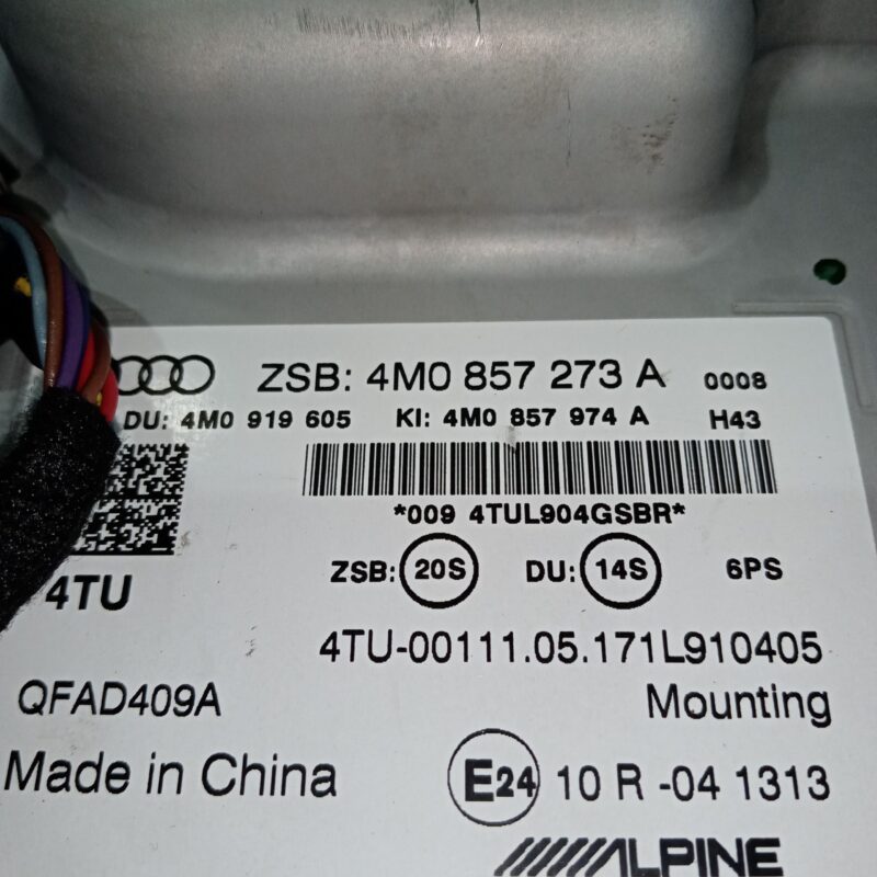 Display bord Audi Q7 4M | 2015 - 2020
