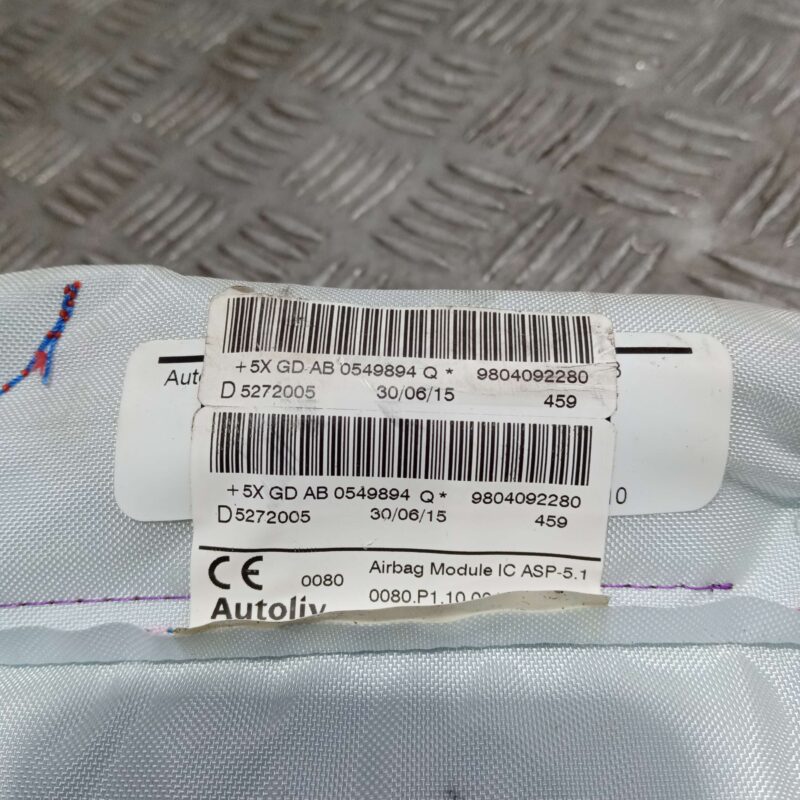 Airbag Cortina Dreapta Peugeot 208 2012-2019